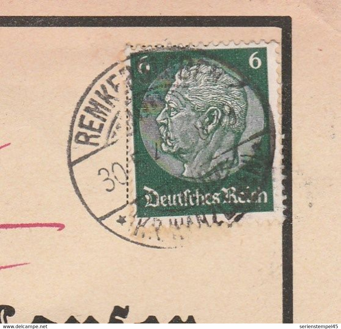 Deutsches Reich Karte Mit Tagesstempel Remkersleben 1941 Kr Wanzleben  Stadt Wanzleben Börde Lk Börde - Briefe U. Dokumente