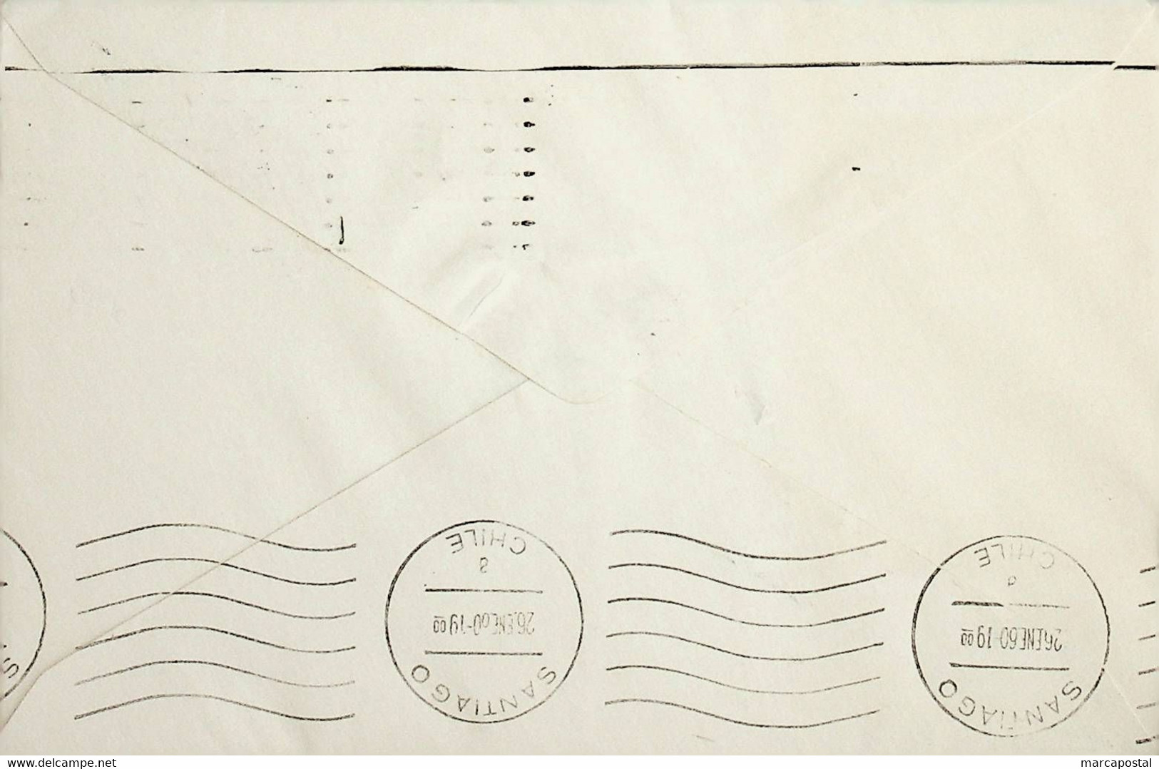 1960 Great Britain 1st BOAC Flight London - Santiago (Link Between London And Santiago) - Altri & Non Classificati