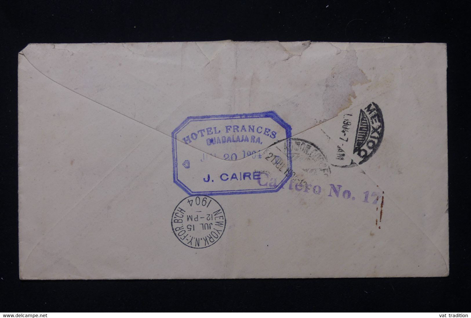 ETATS UNIS - Entier Postal Commercial De New York En 1904 Pour Mexico - L 77691 - 1901-20