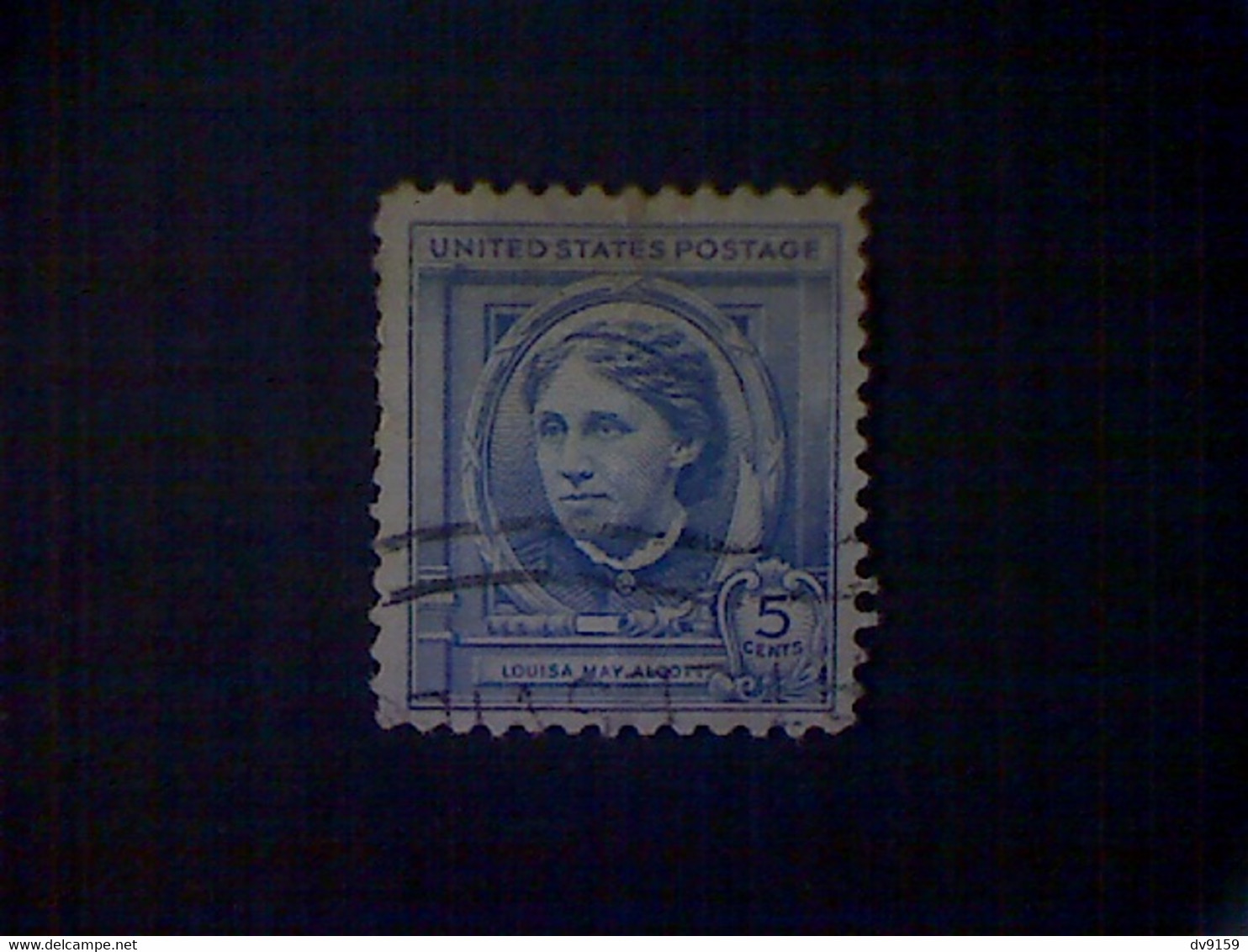 United States, Scott #862, Used(o), 1940, Louisa May Alcott, 5¢, Blue - Autres & Non Classés