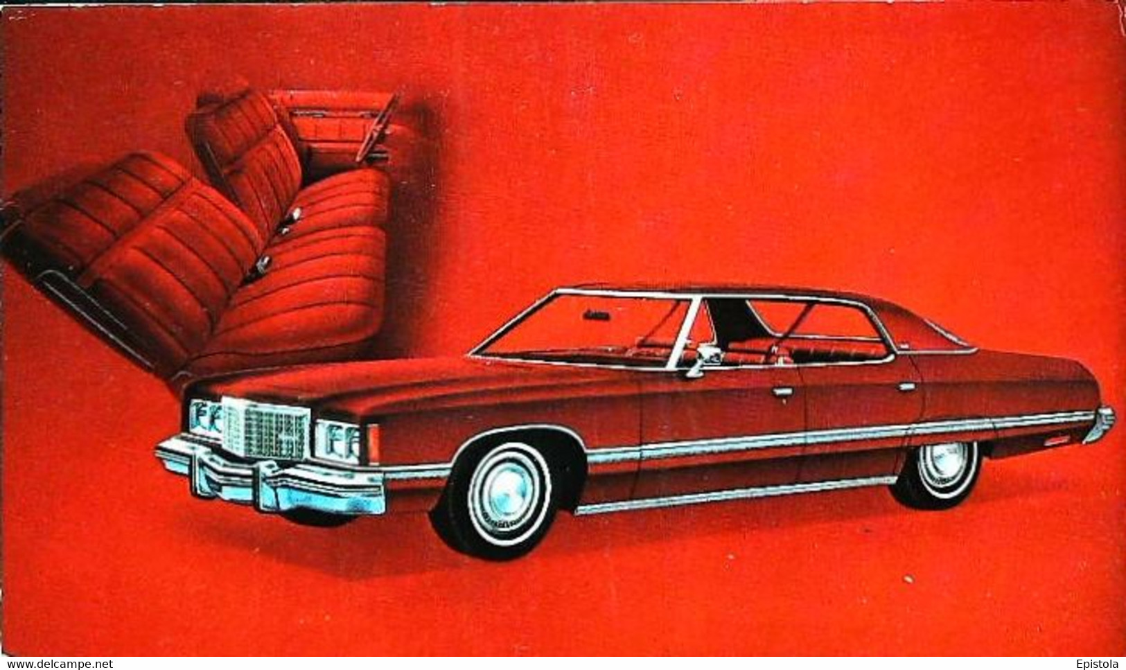 ► CHEVROLET Caprice Classic Sport Sedan 1974   - Publicité Automobile Chevrolet (Litho. U.S.A.) - American Roadside