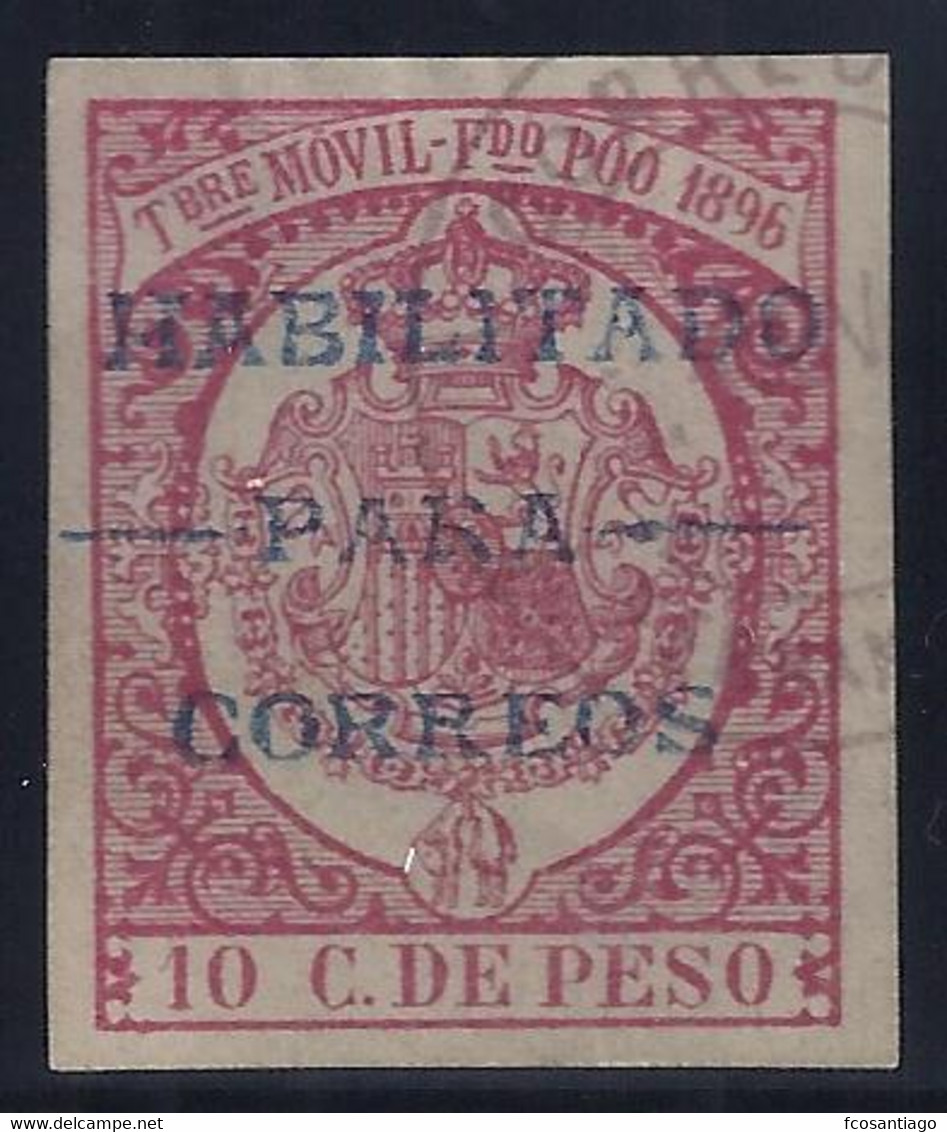 ESPAÑA/FERNANDO POO 1897/98 - Edifil #41B - VFU - Fernando Po