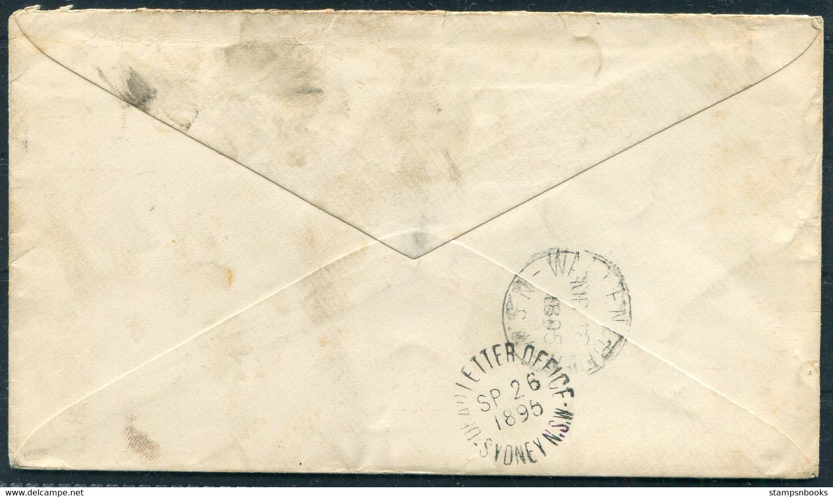1895 Australia, New South Wales Stationery Cover Sydney - Wallendbeen "UNCLAIMED" Dead Letter Office D.L.O. - Storia Postale