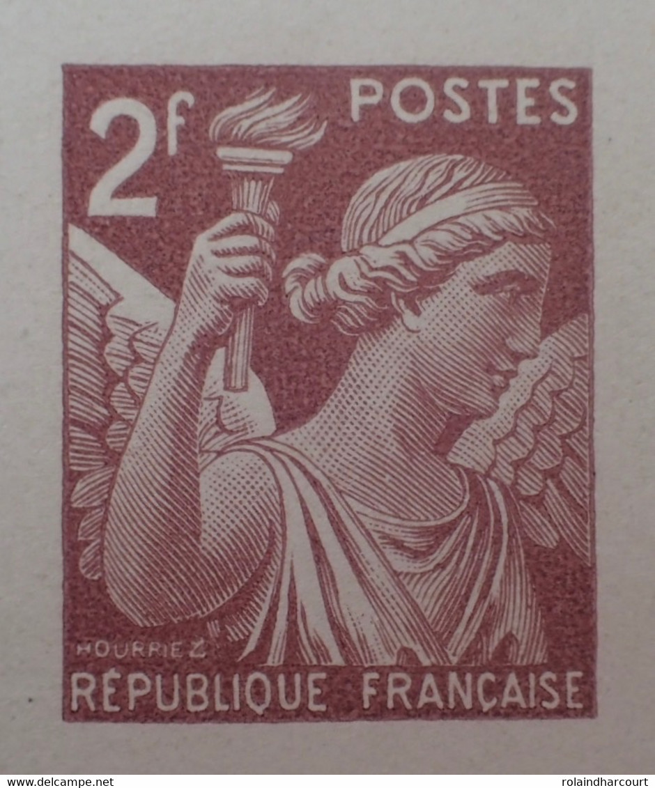 R1098/30 - 1944 - TYPE IRIS - N°653 - EPREUVE DE LUXE Des ATELIERS De FABRICATION Des T-P De PARIS - Luxury Proofs