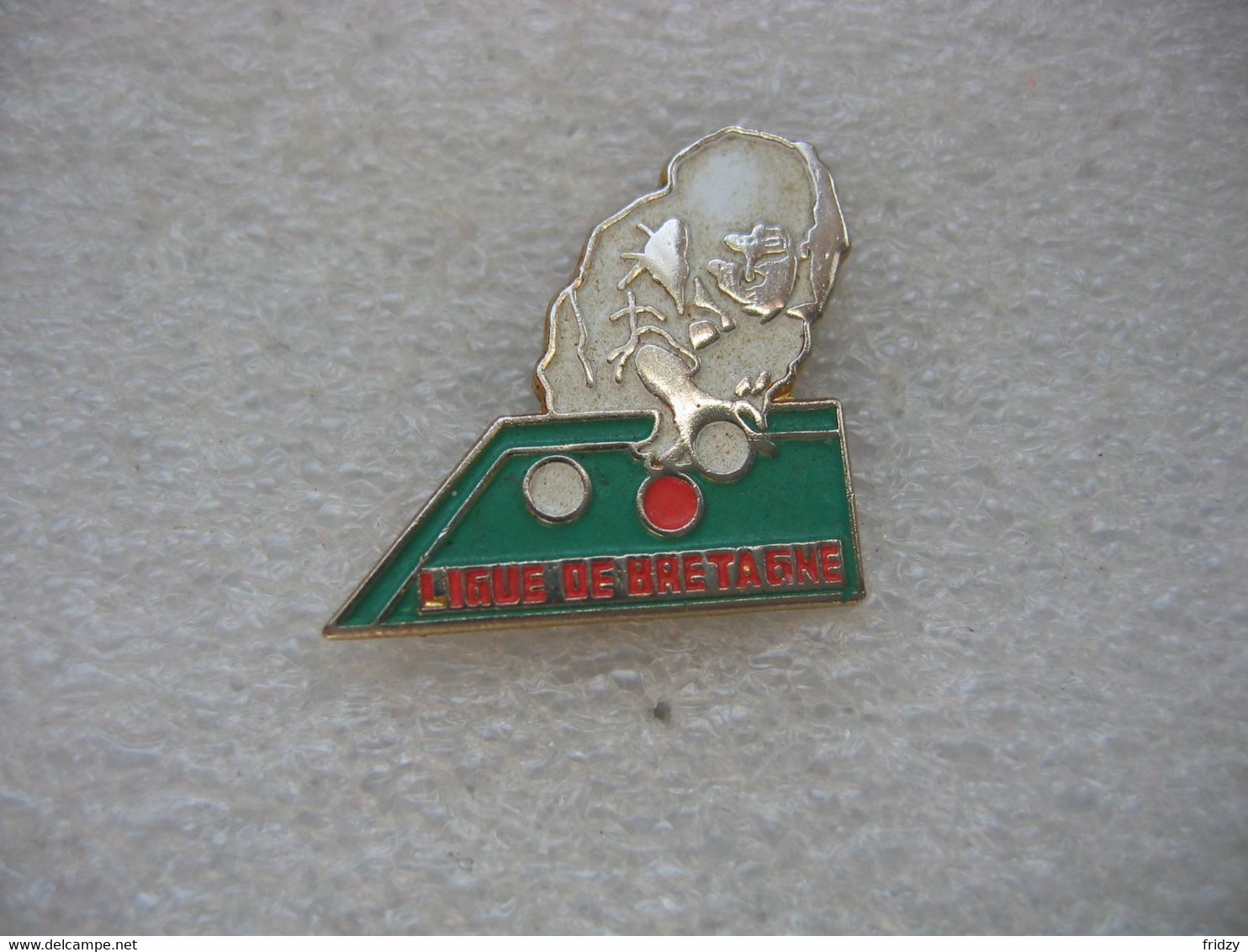 Pin's De La Ligue De Bretagne De Billard - Billard