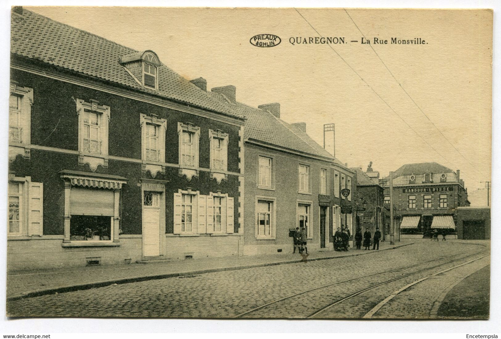 CPA - Carte Postale - Belgique - Quaregnon - La Rue Monsville (D14796) - Quaregnon