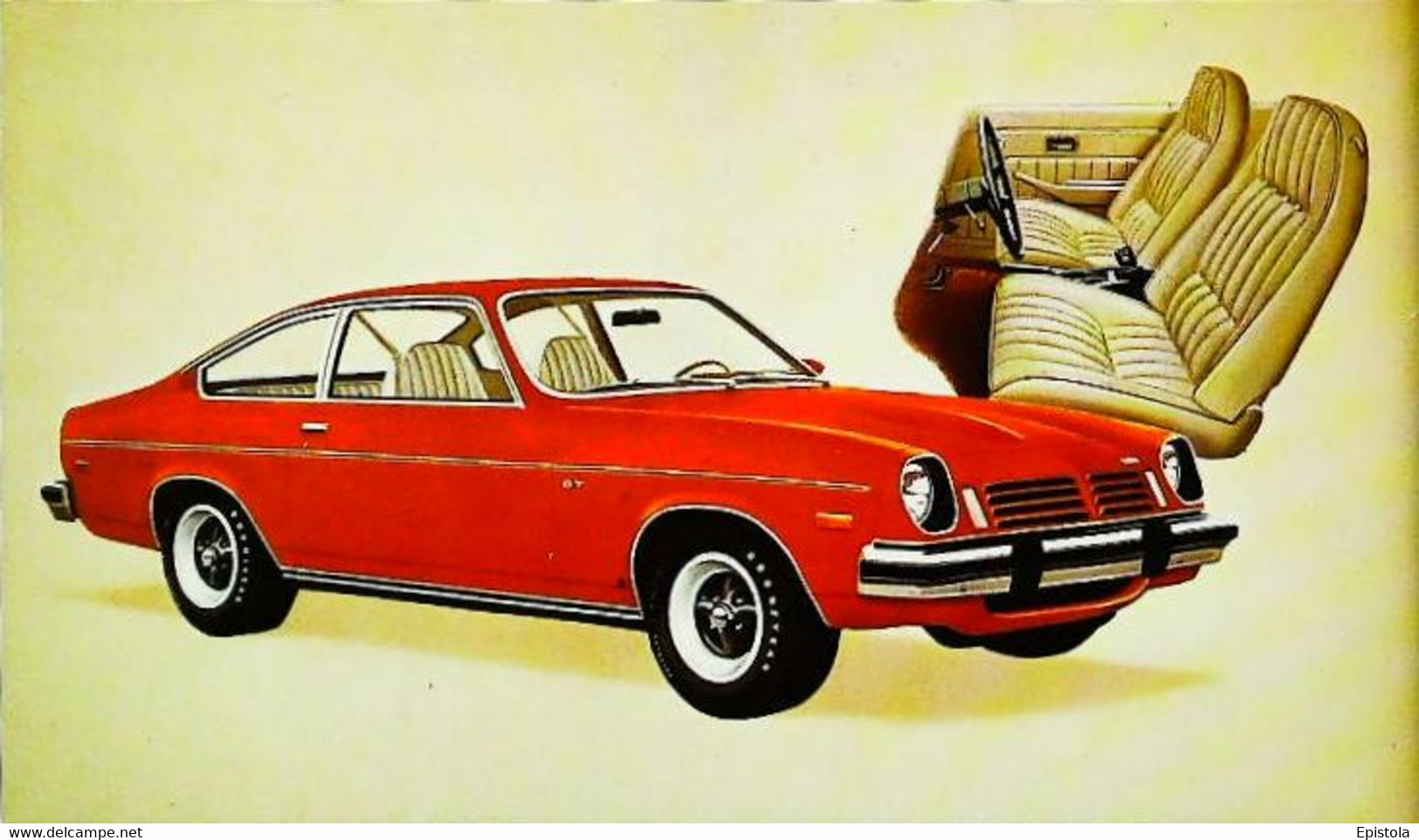 ► CHEVROLET Vega GT Hatchback Coupe  1974  - Publicité Automobile Chevrolet  (Litho. U.S.A.) - American Roadside