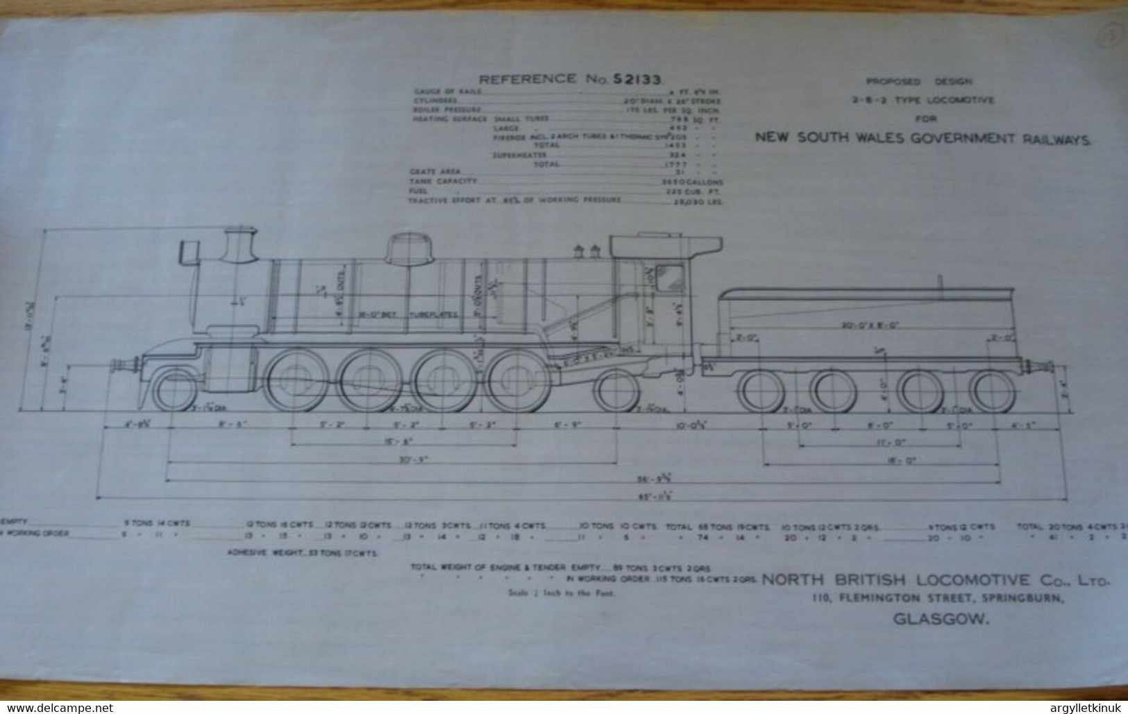 NEW SOUTH WALES GOVERNMENT RAILWAYS C. 1910 ENGINEER'S - Other Plans