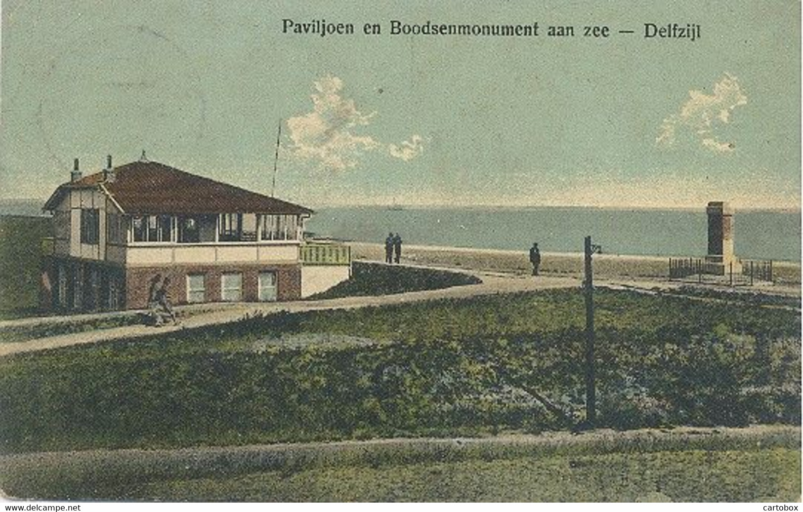 Delfzijl, Paviljoen En Boodsenmonument Aan Zee - Delfzijl