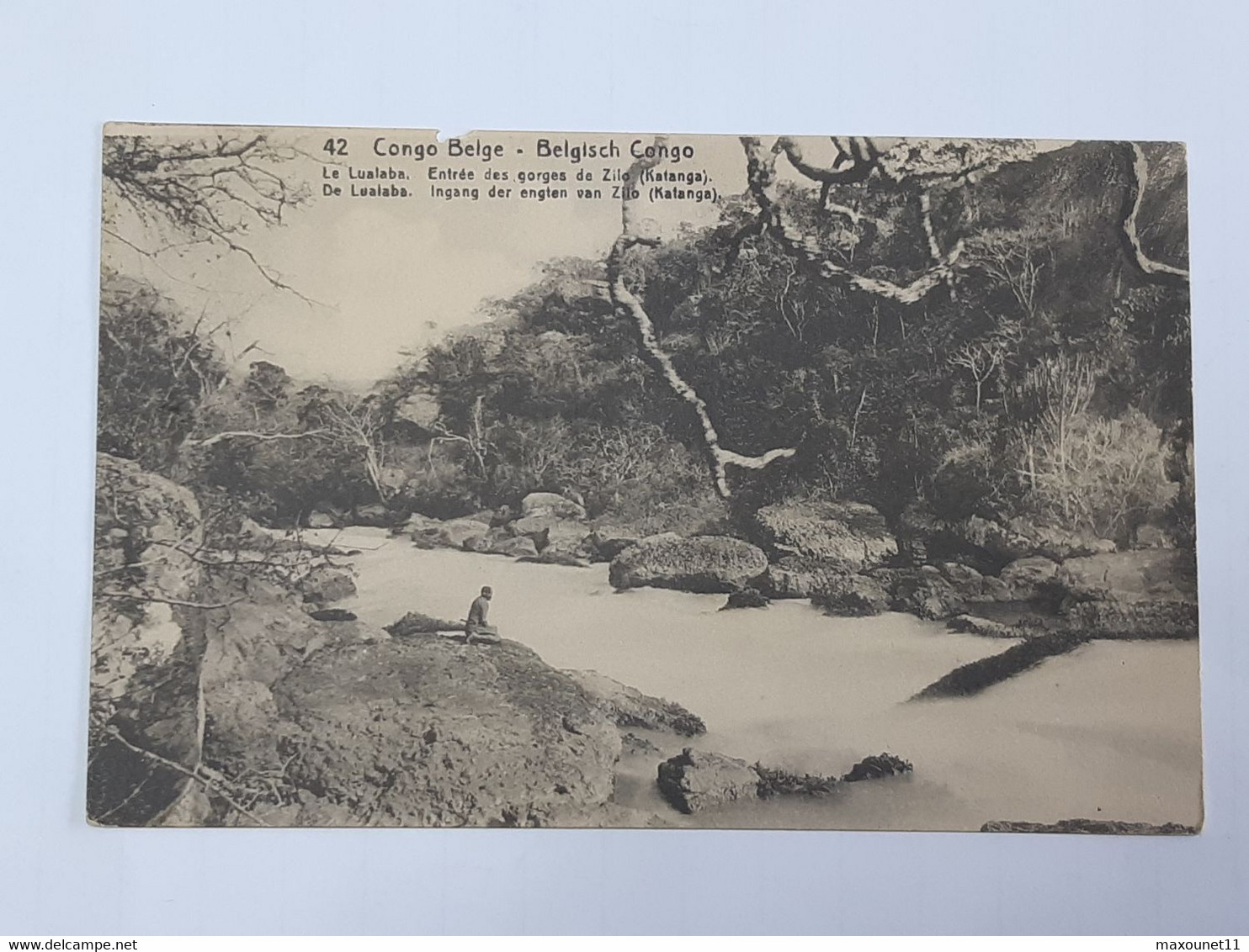 Carte Postale Congo Belge - Le Lualaba - Légère Déchirure - Voir Scans ... Lot220 . - Belgian Congo