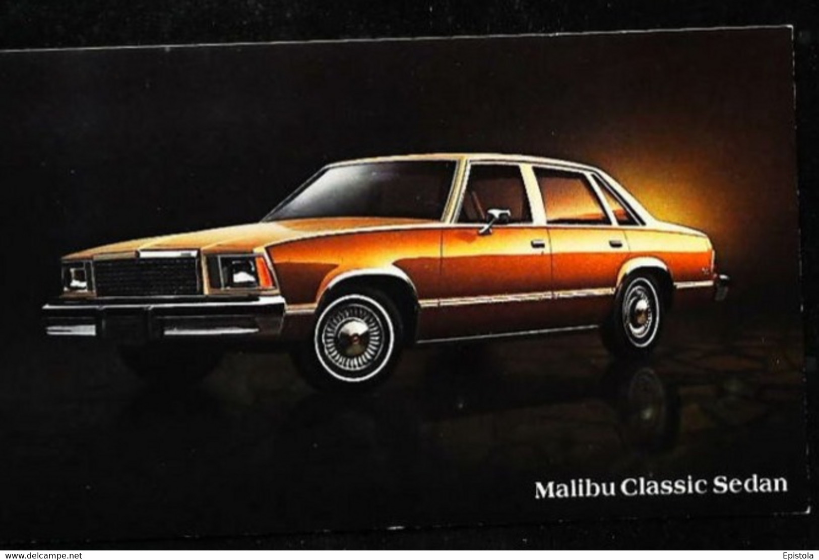 ► CHEVROLET Malibu Classic Sedan 1978  - Publicité Automobile Chevrolet  (Litho. U.S.A.) - American Roadside