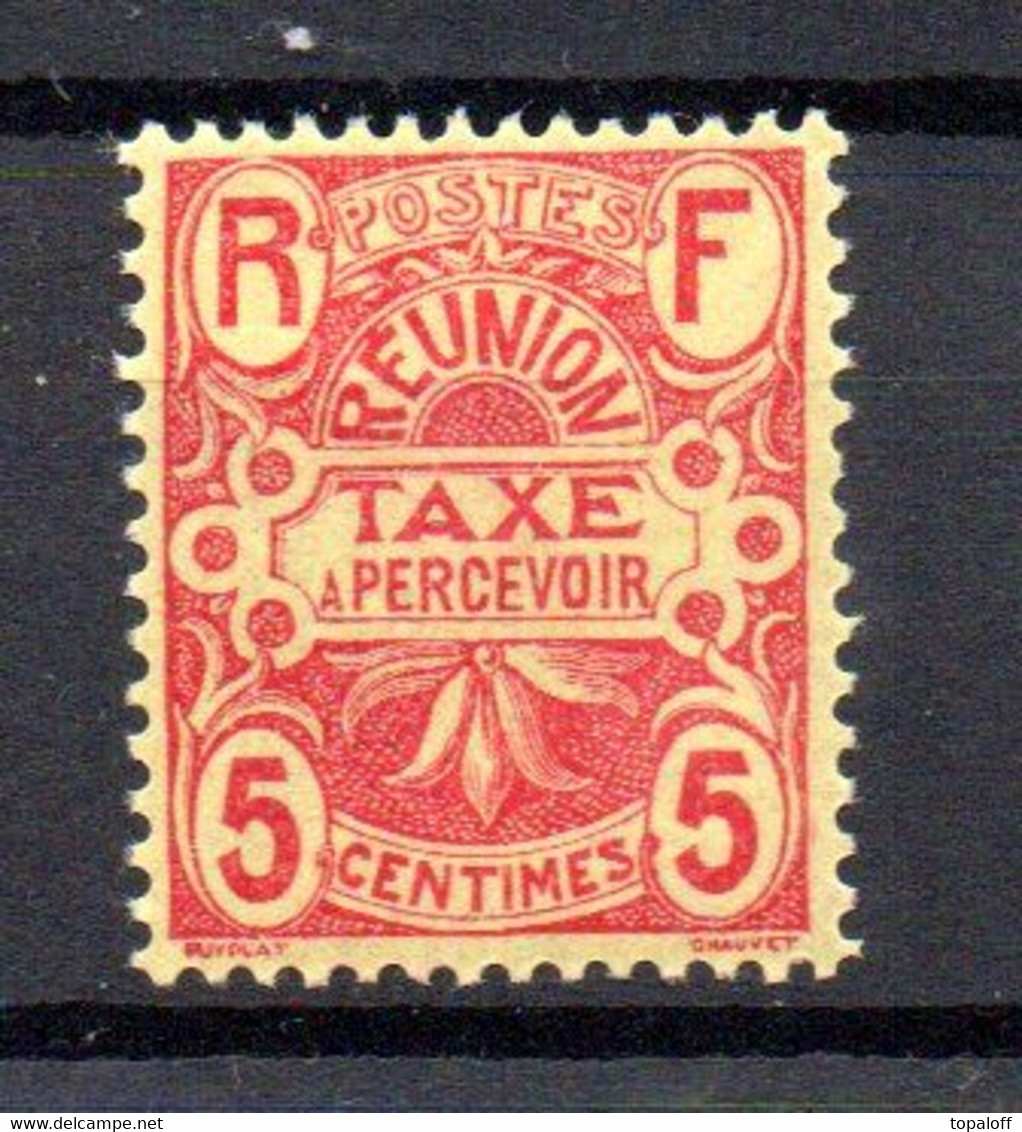 Réunion Taxe N°6 Neuf Charniere - Postage Due