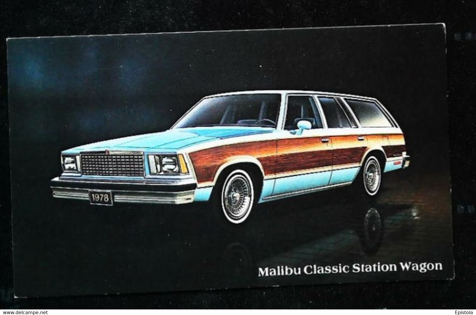 ► CHEVROLET Malibu Station Wagon 1978  - Publicité Automobile Chevrolet   (Litho. U.S.A.) - American Roadside