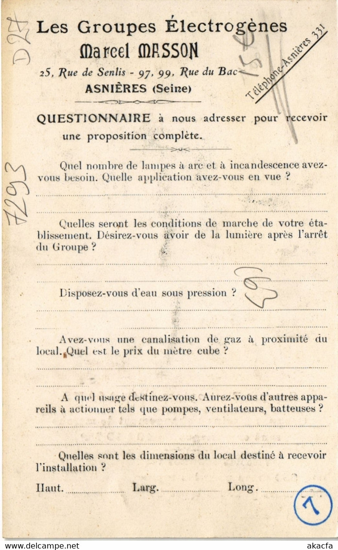 CPA Asnieres - Les Groupes Electrogénes (988967) - Arnières