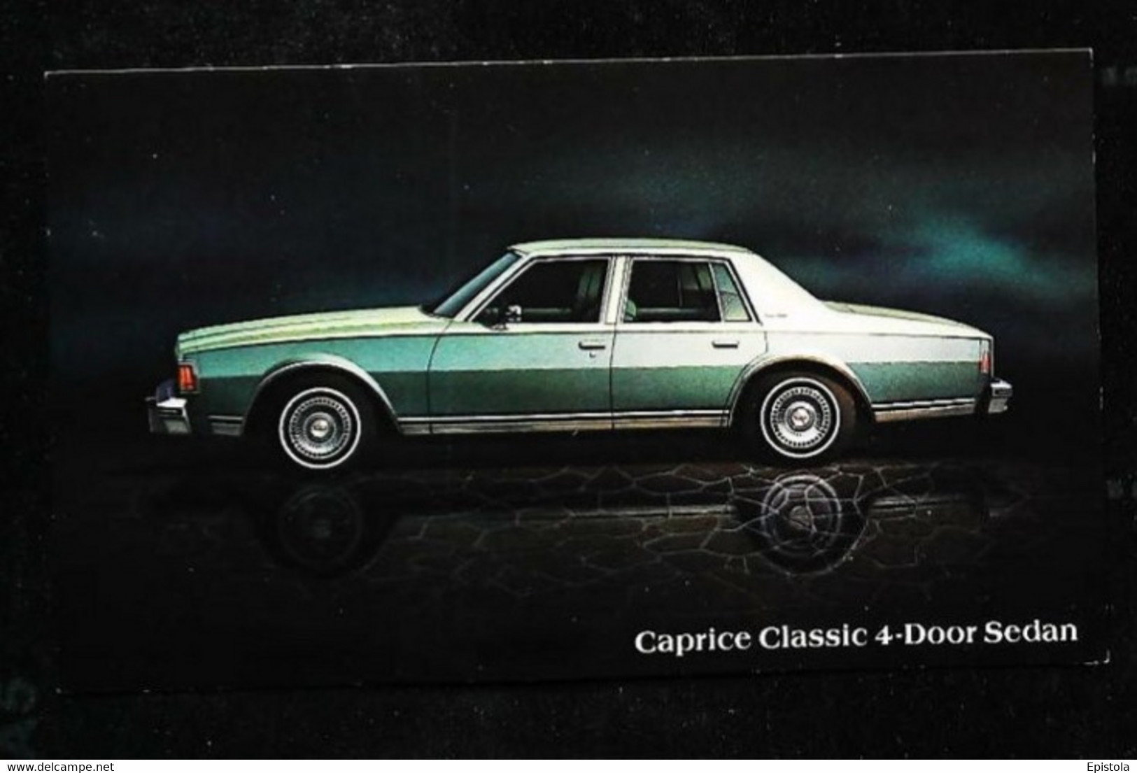 ► CHEVROLET  Caprice Classic  Sedan   1978 - Publicité Automobile Chevrolet   (Litho. U.S.A.) - American Roadside