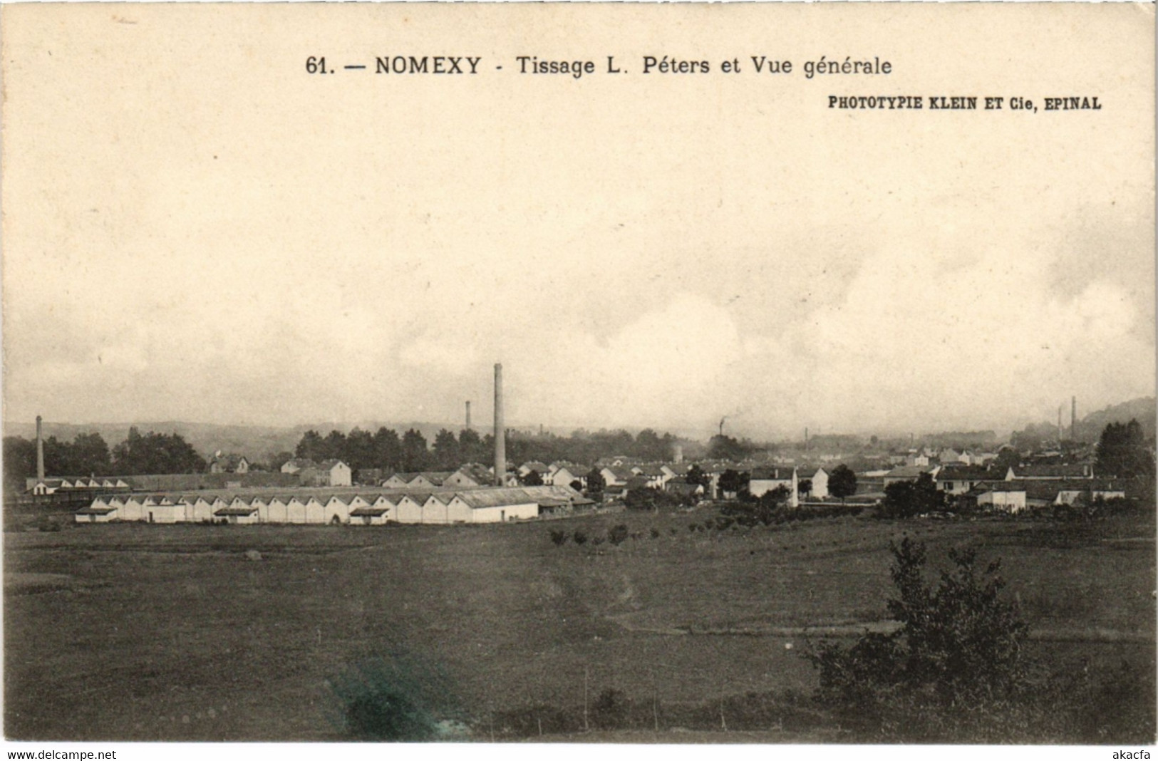 CPA Nomexy - Tissage L. Péters Et Vue Générale (989064) - Nomexy