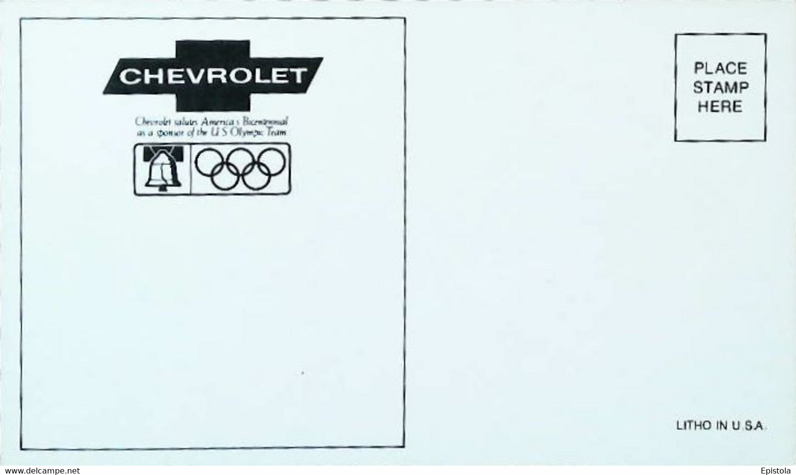 ► CHEVROLET Chevette 1976  - Publicité Automobile Chevrolet   (Litho. U.S.A.) - American Roadside
