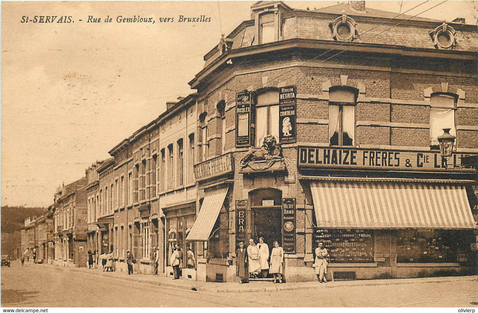 Belgique - Namur - Saint-Servais - Rue De Gembloux Vers Bruxelles - Le Magasin Delhaize Frères - Namur