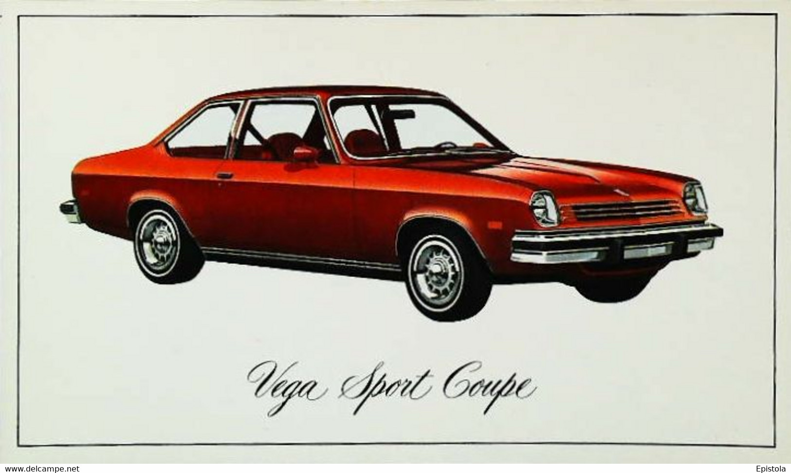 ► CHEVROLET Vega Sport Coupe  1976  - Publicité Automobile Chevrolet   (Litho. U.S.A.) - American Roadside