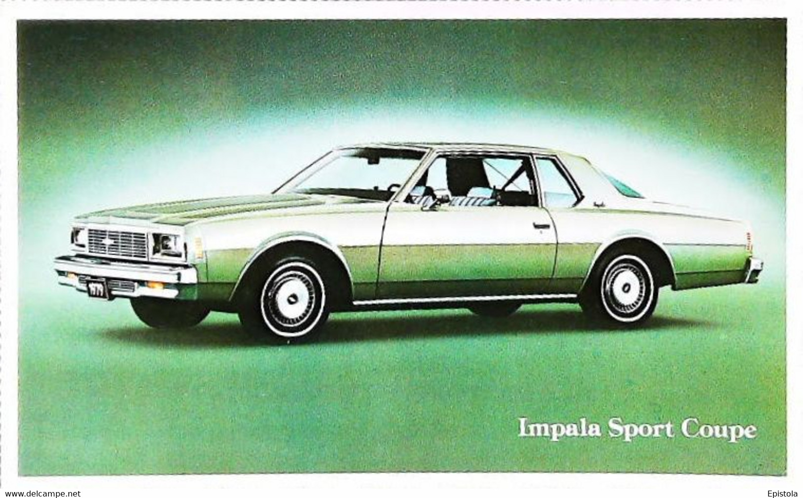 ► CHEVROLET Impala Sport Coupe 1979  - Publicité Automobile Chevrolet   (Litho. U.S.A.) - American Roadside