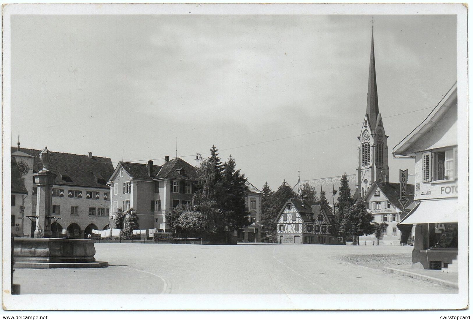 AMRISWIL Marktplatz Und Kirche - Amriswil