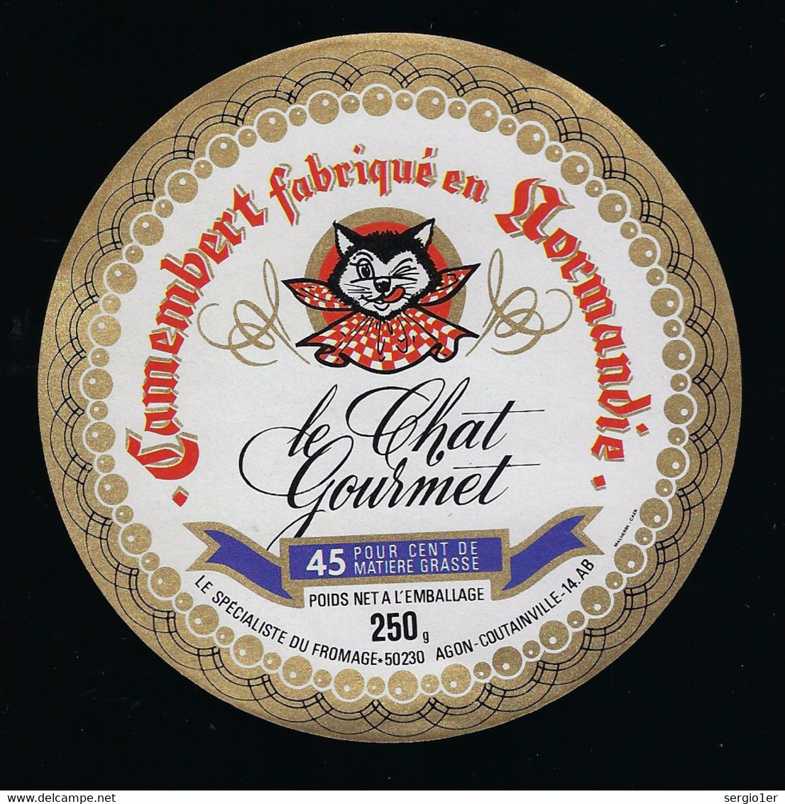 J1080 FROMAGE CAMEMBERT CHAT CLECY CALVADOS AGON-COUTAINVILLE MANCHE 