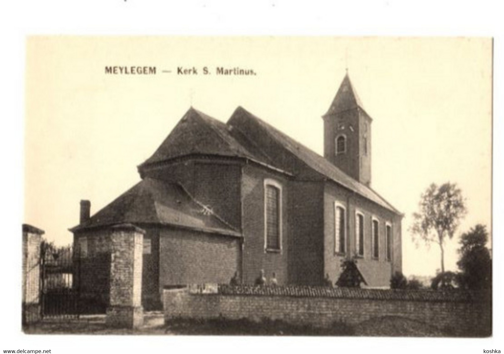 MEILEGEM - Meylegem - Kerk St Martinus - Niet Verzonden - Zwalm