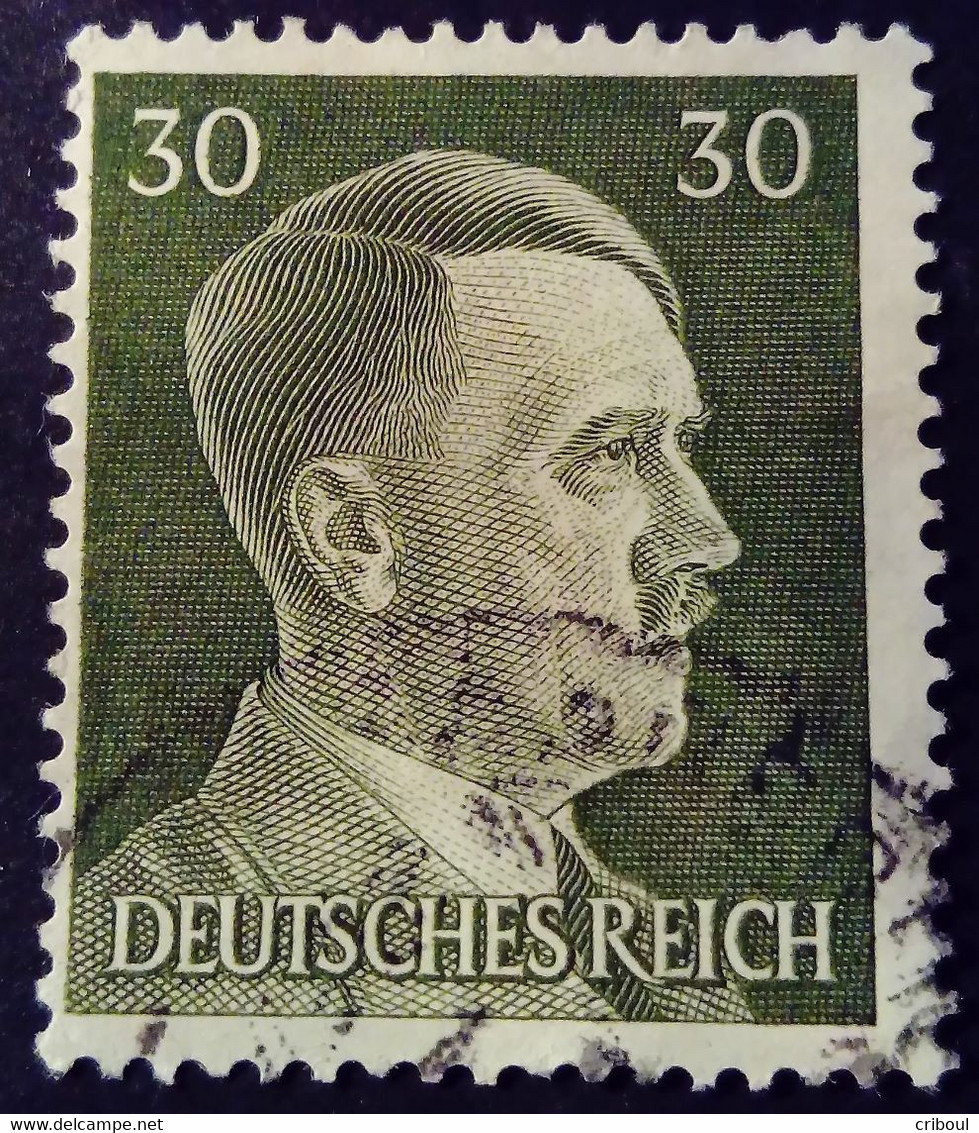 Allemagne Germany Deutschland 1941 Hitler Yvert 718 O Used - Gebraucht