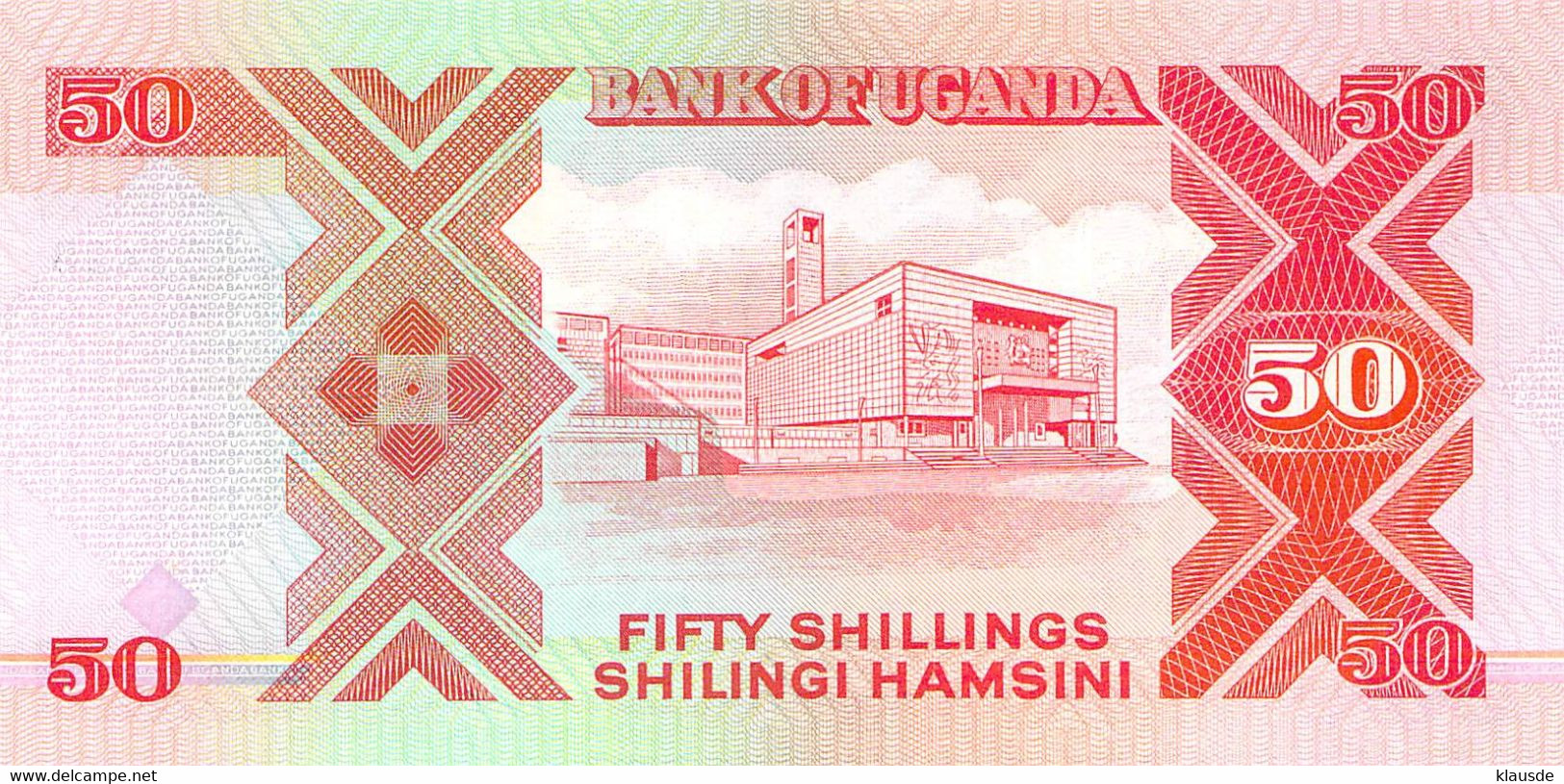 50 Schillings UNC (I) Uganda - Uganda