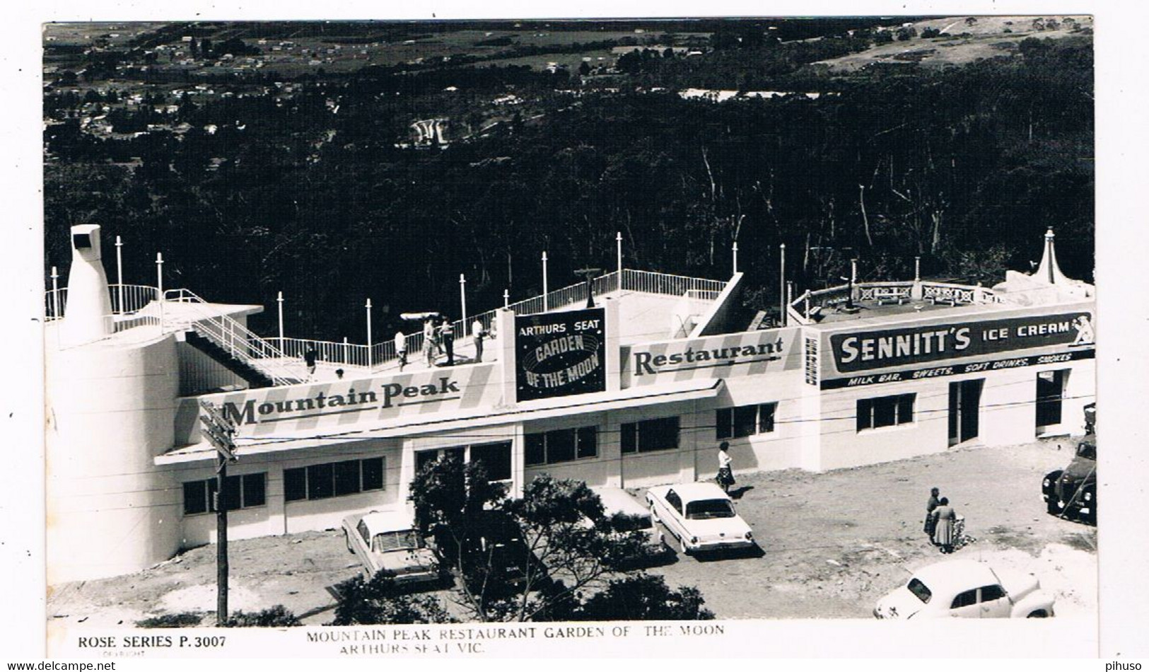 AUS- 335   ARTHUR'S SEAT : Mountain Peak Restaurant Garden Of The Moon - Amerikaans-Samoa