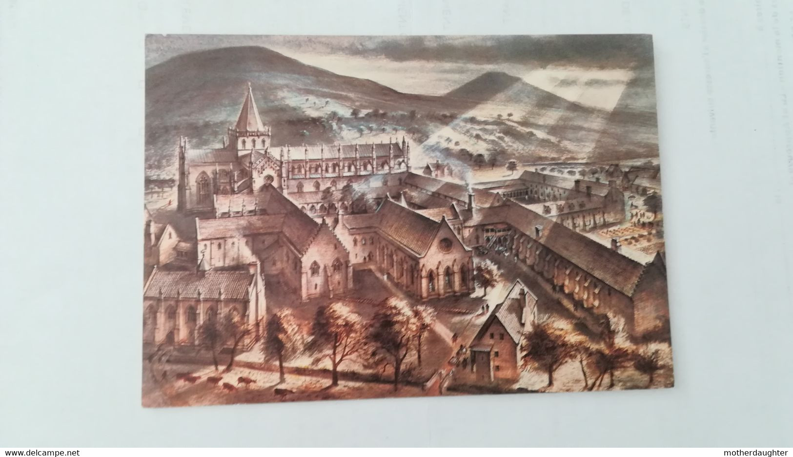 CPSM NON CIRCULEE - MELROSE ABBEY - FROM THE DRAWING BY ALAN SORELL - Roxburghshire