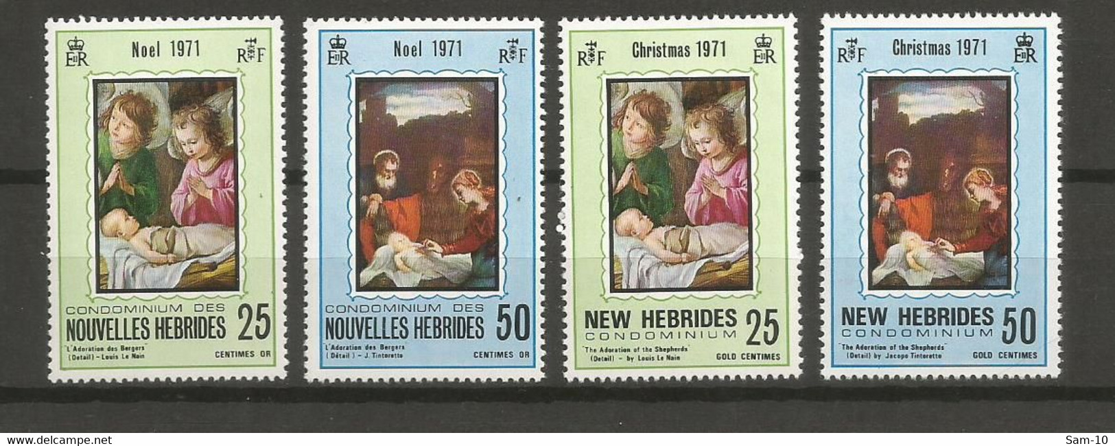 Timbre De Colonie Française Nlle Hébrides Neuf ** N 314 / 317 - Unused Stamps