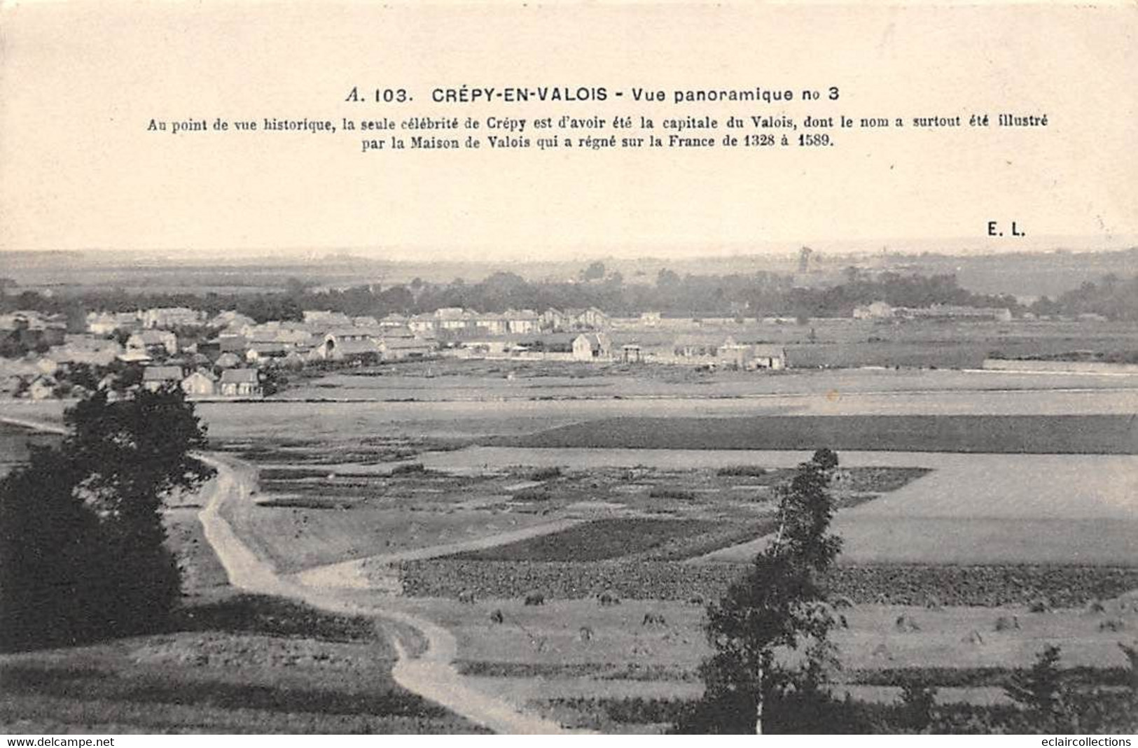 Crépy En Valois       60          Vue Panoramique  N°3           (voir Scan) - Crepy En Valois