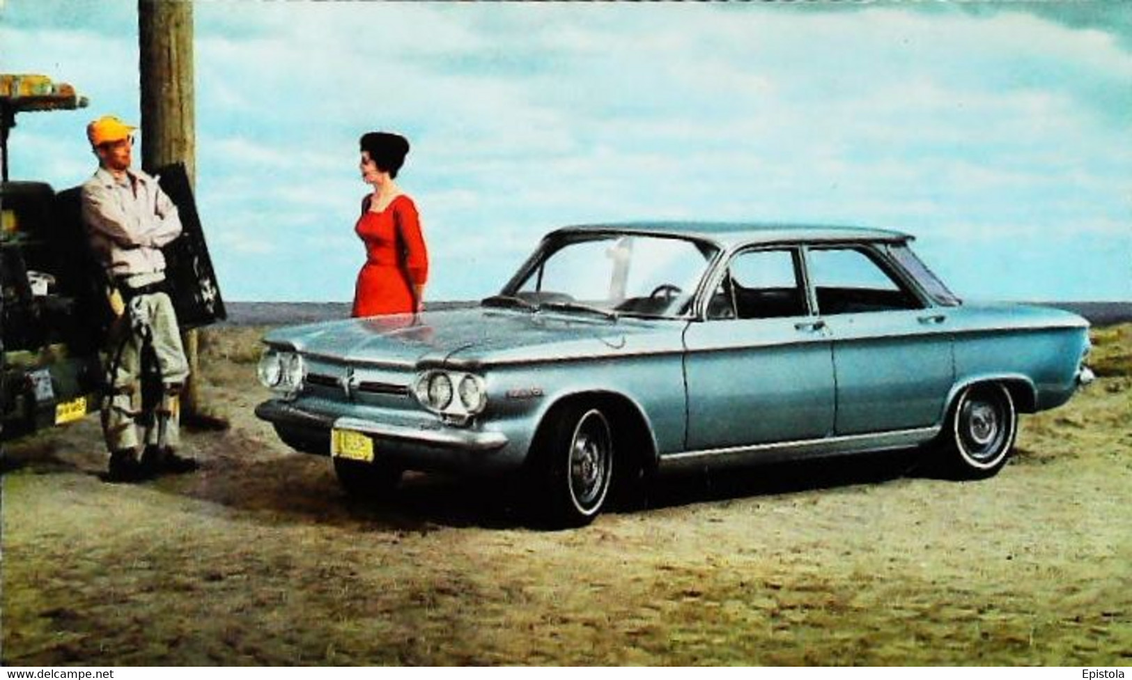 ► CHEVROLET Covair 700   1962-  Publicité Automobile Chevrolet   (Litho. U.S.A.) - American Roadside