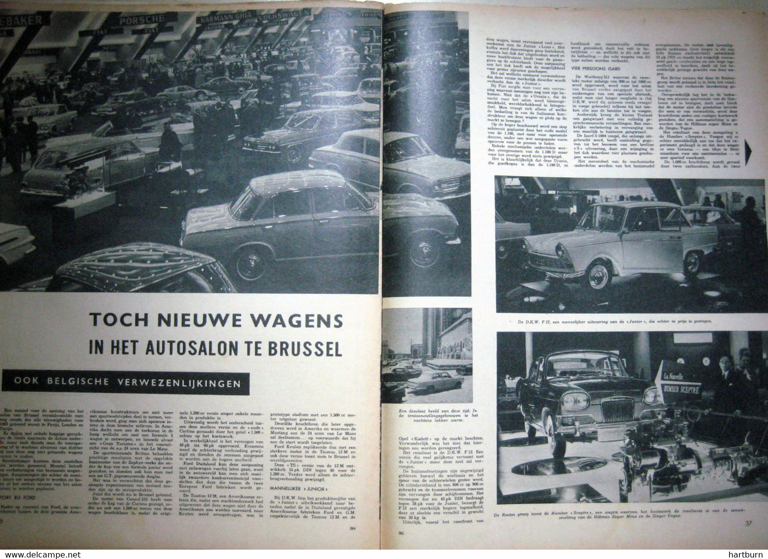 Autosalon Te Brussel (24.01.1963) Voiture, Brusselle, Bruxelles - Sonstige & Ohne Zuordnung