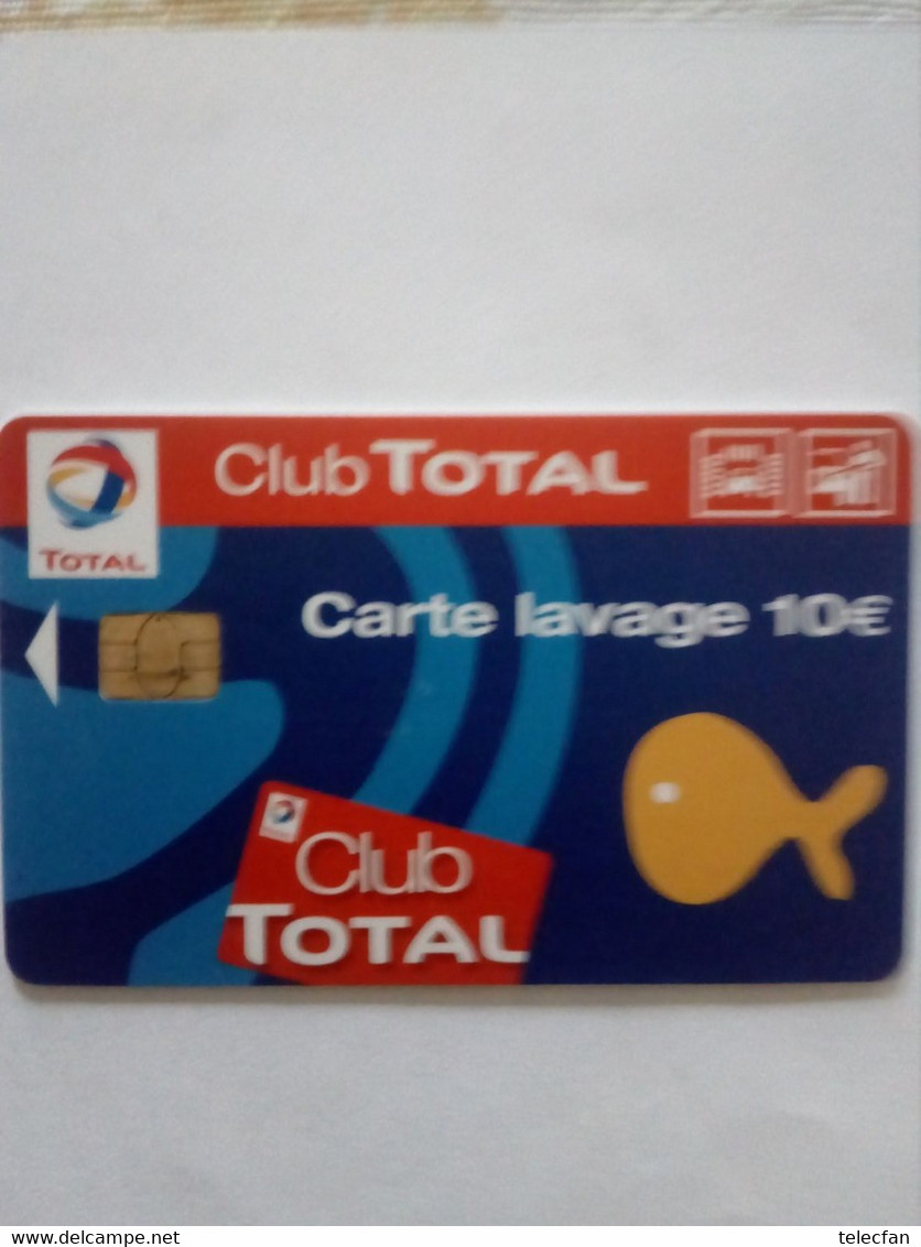 FRANCE CARTE LAVAGE TOTAL POISSON  NUMEROTEE - Car Wash Cards