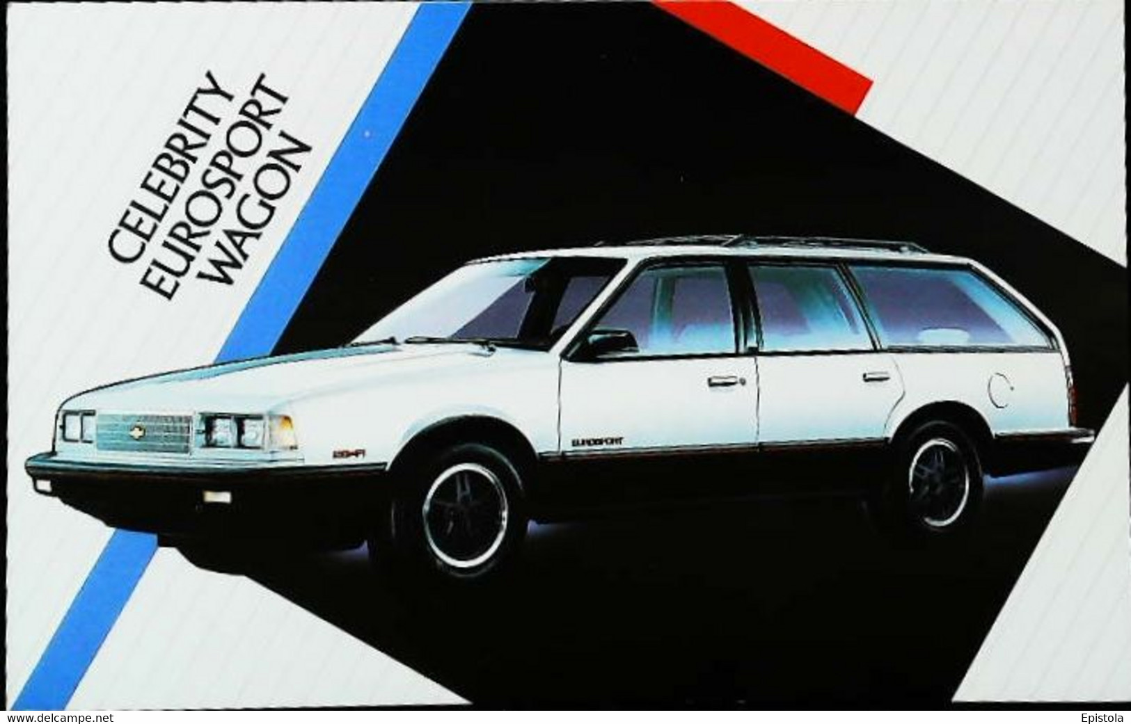 ► CHEVROLET Celebrety Eurosport Wagon  1986 - Publicité Automobile Chevrolet   (Litho. U.S.A.) - American Roadside