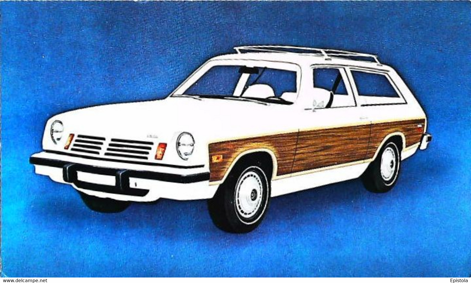 ► CHEVROLET Vega Wagon 1975 - Publicité Automobile Chevrolet   (Litho. U.S.A.) - American Roadside