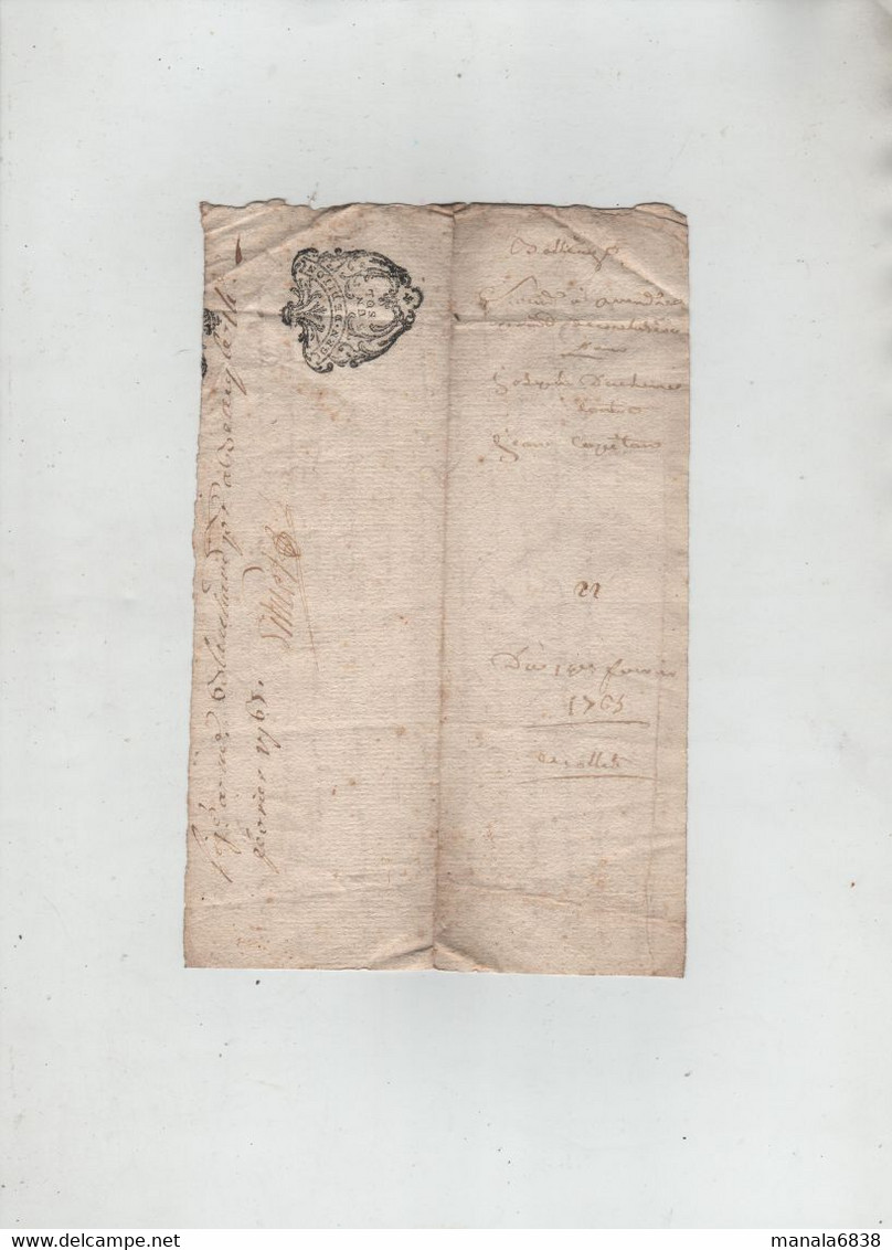 Duchesne Laboureur Rochefort Capitan Laboureur 1765  à Identifier - Manuscrits
