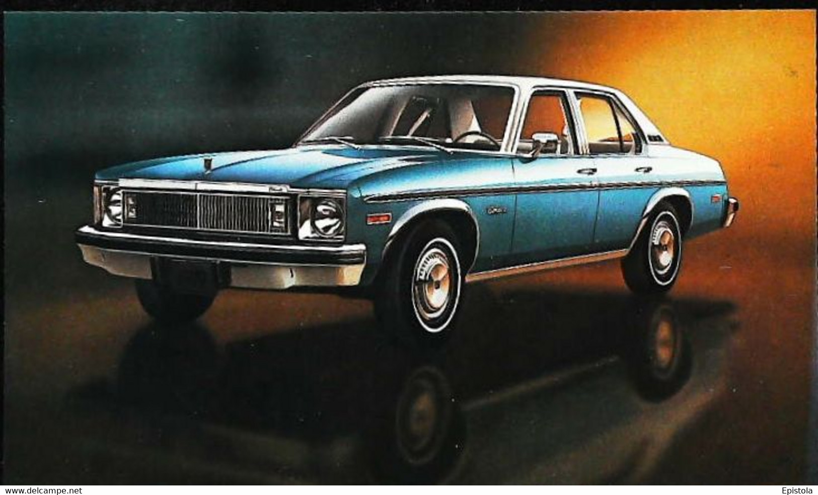 ► CHEVROLET  Concours Sedan 1977   - Publicité Automobile Chevrolet   (Litho. U.S.A.) - American Roadside