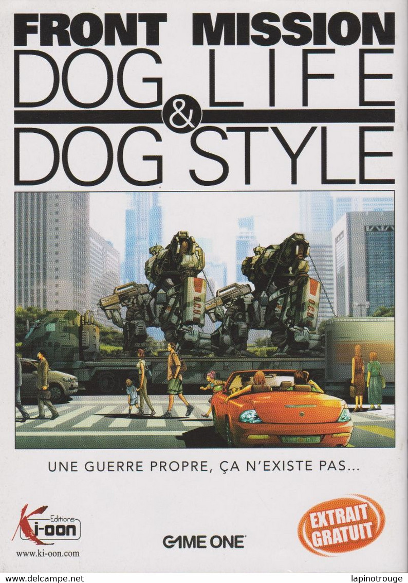 Livret Front Mission Dog Life & Dog Style C.H. Line Ki-Oon 2012 (Seinen - Produits Dérivés