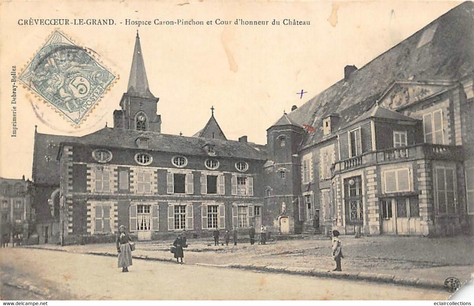 Crèvecœur Le Grand        60      Hospice Caron-Pinchon    (voir Scan) - Crevecoeur Le Grand