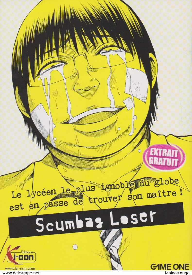 Livret Scumbag Loser YAMAGUTI Mikoto Ki-Oon 2013 (Seinen - Produits Dérivés