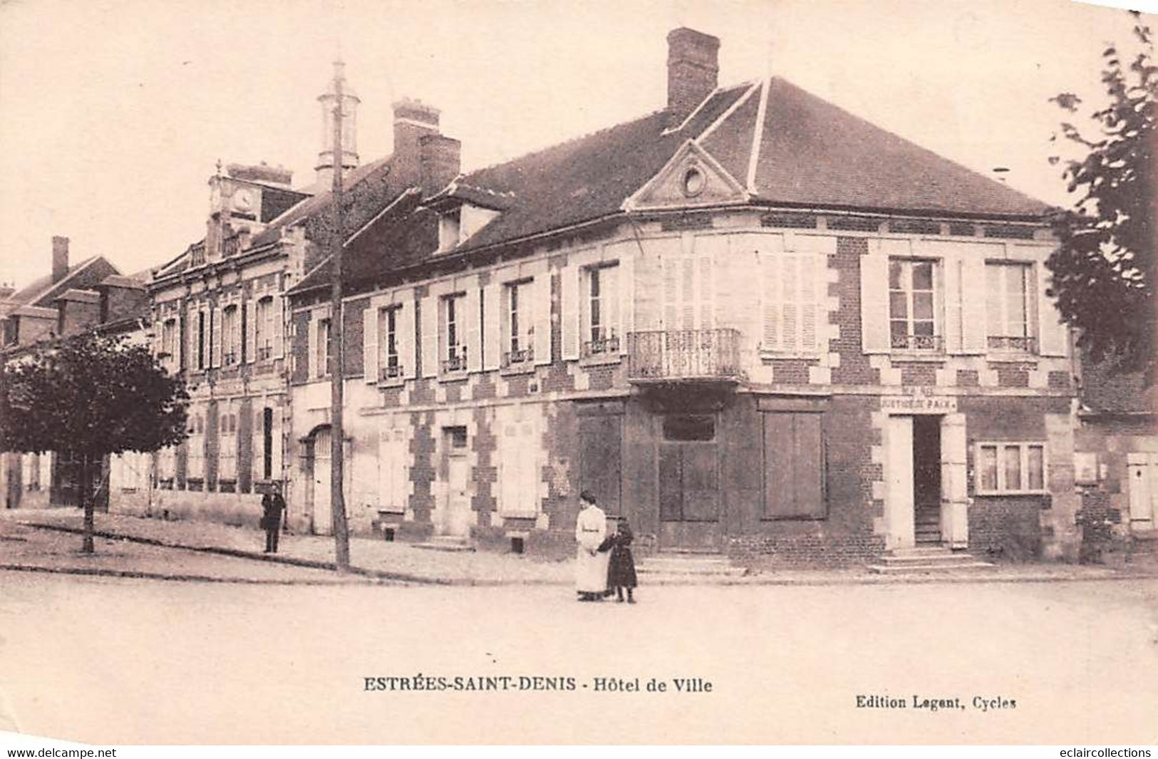 Estrées Saint Denis    60          Hôtel De Ville            (voir Scan) - Estrees Saint Denis