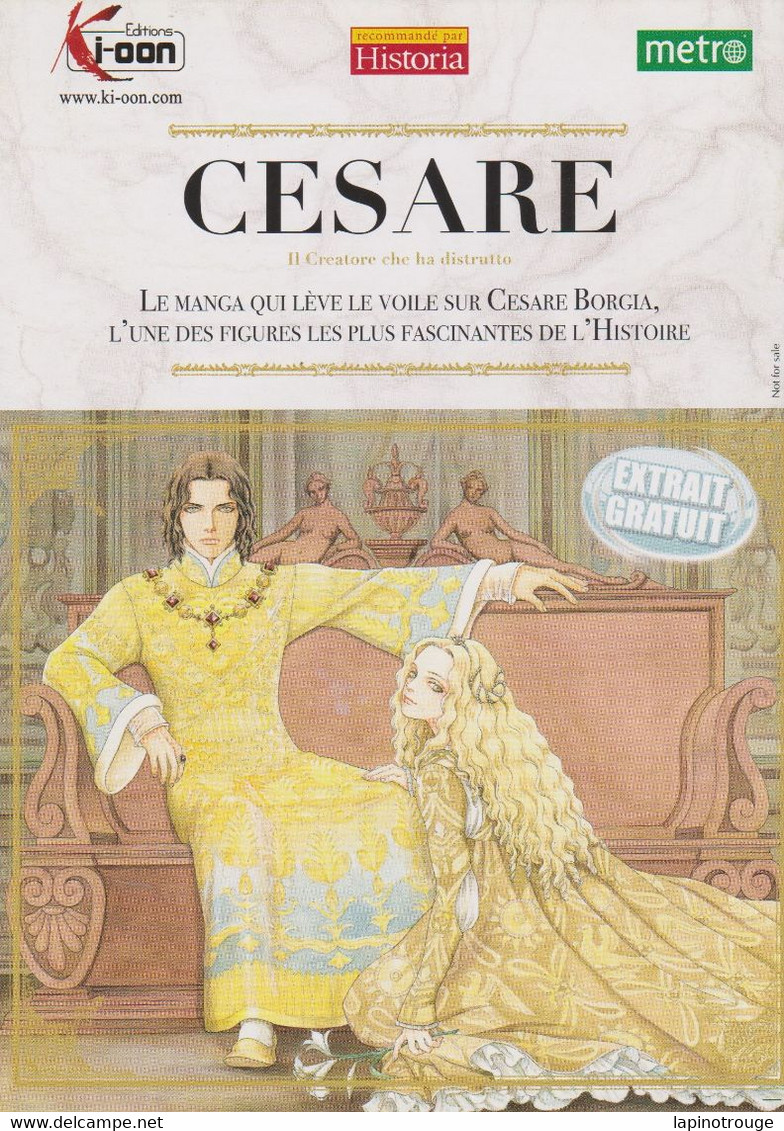 Livret Cesare Il Creatore Che Ha Distrutto SORYO Fyumi Ki-Oon 2013 (Seinen - Varia