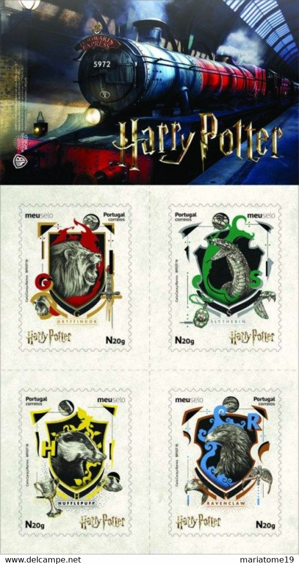 Coffret Harry Potter - édition Portugal (timbres + Bloc) - 2019 - Collections