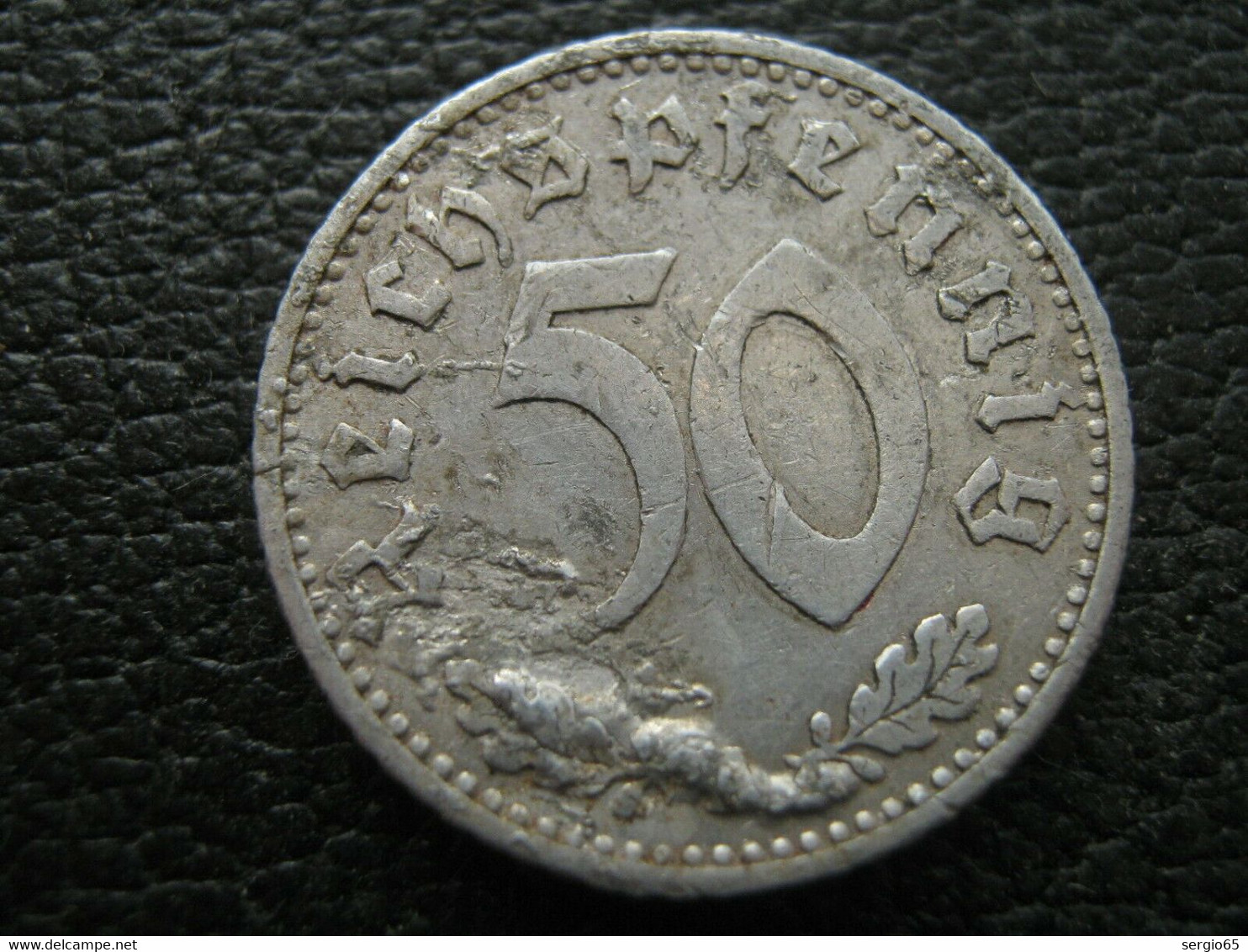 5 Pf 1935-error - 50 Reichspfennig