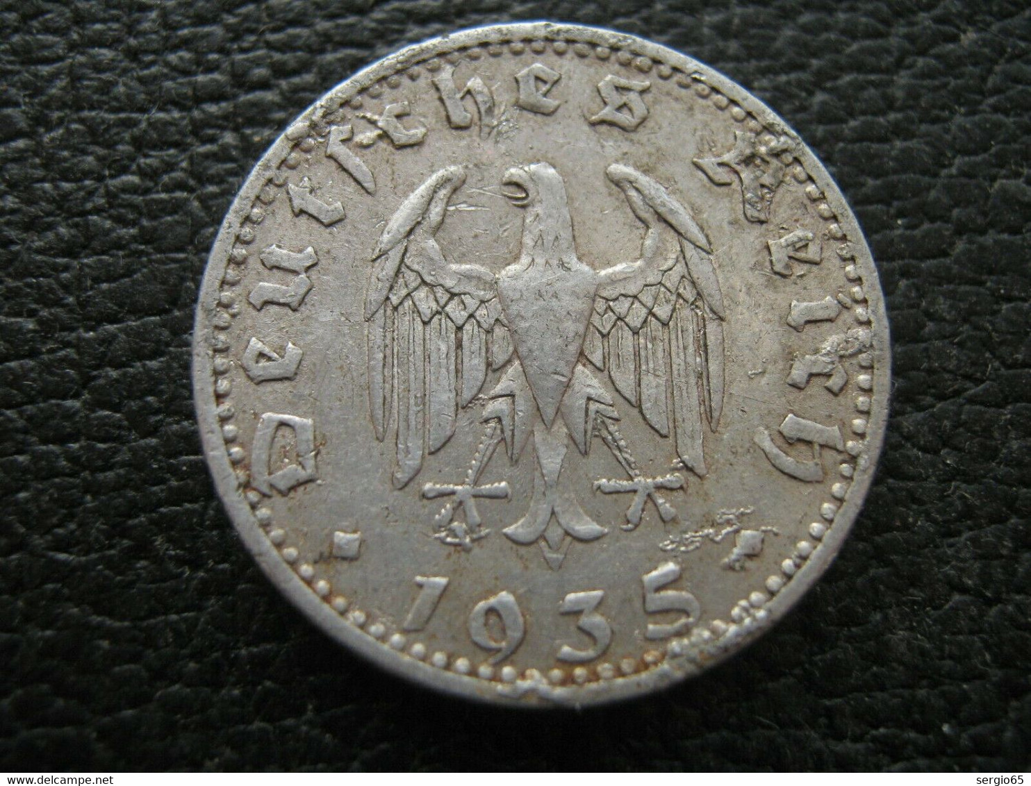 5 Pf 1935-error - 50 Reichspfennig