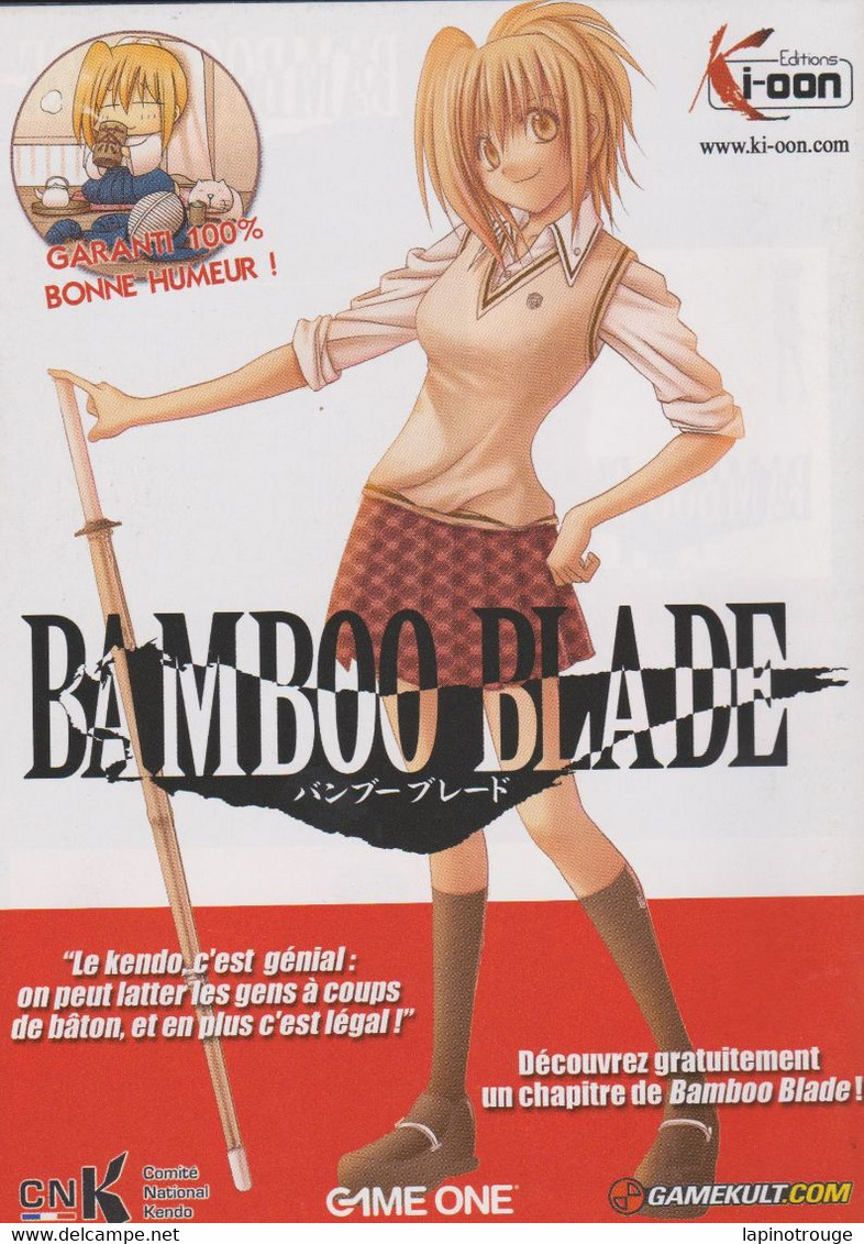 Livret Bamboo Blade IGARASHI Aguri Ki-Oon 2009 (Shonen - Produits Dérivés