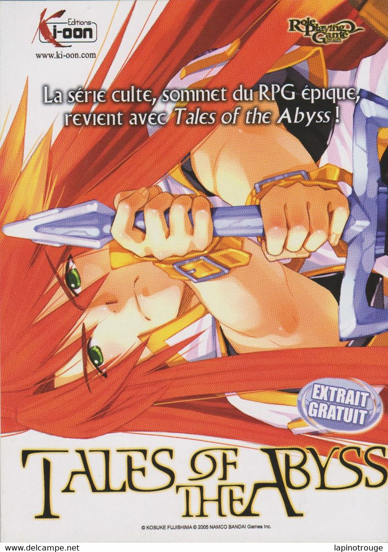 Livret Tales Of The Abyss HIROE Rei Ki-Oon 2011 (Shonen - Productos Derivados